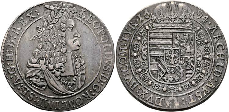 Leopold I. 1657-1705 - Taler 1694 ... 