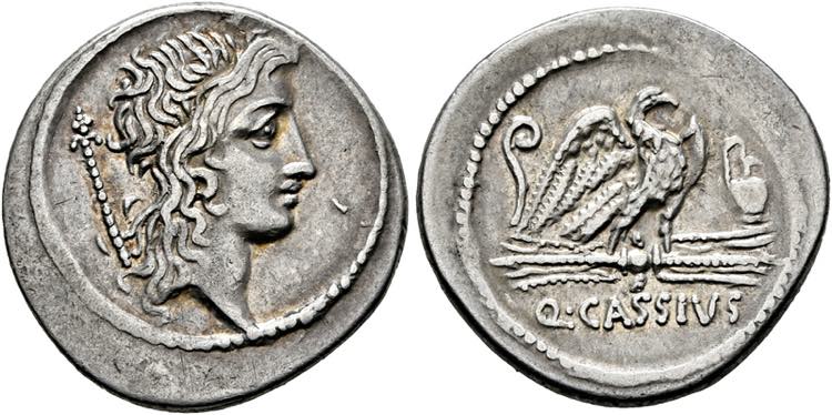 Q. Cassius Longinus - Denarius ... 