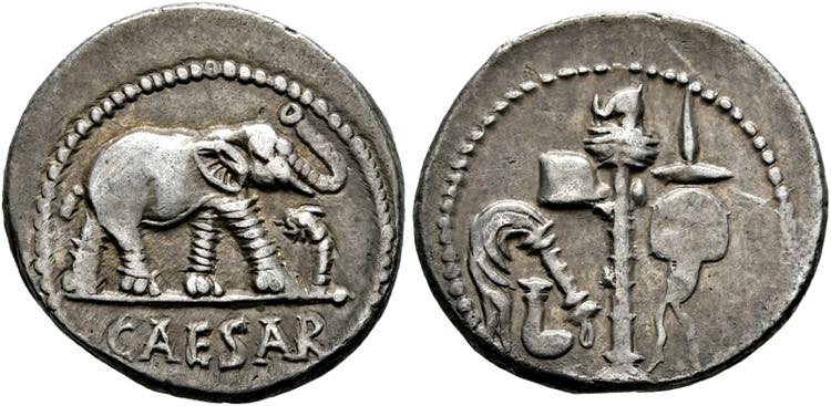 C. Iulius Caesar - Denarius (3,81 ... 