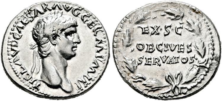 Claudius (41-54) - Denarius (3,82 ... 