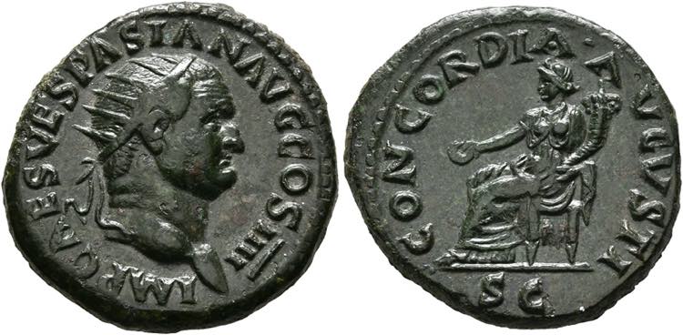 Vespasianus (69-79) - Dupondius ... 