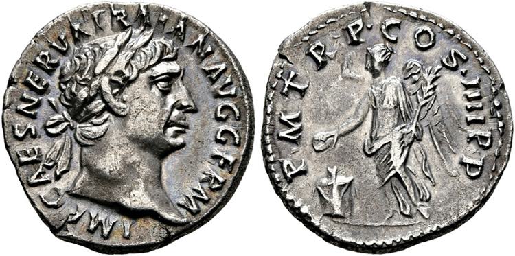 Traianus (98-117) - Denarius (2,96 ... 