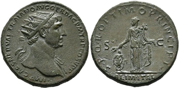 Traianus (98-117) - Dupondius ... 