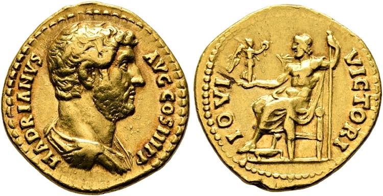 Hadrianus (117-138) - Aureus (7,21 ... 