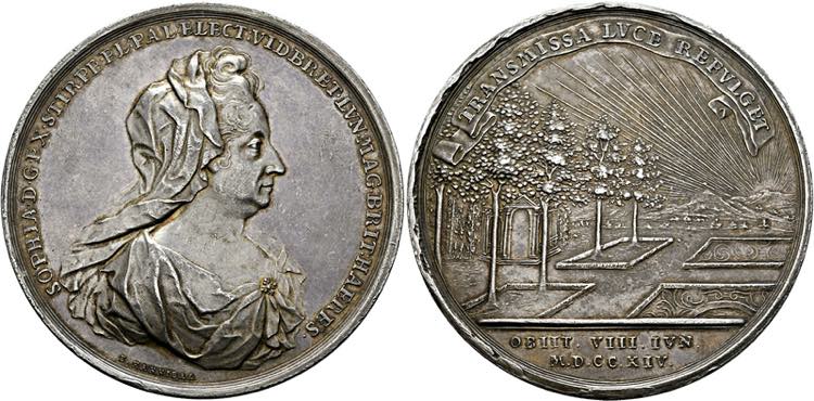 Georg I. 1714-1727 - AR-Medaille ... 