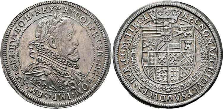Rudolf II. 1576-1612 - Taler 1605 ... 