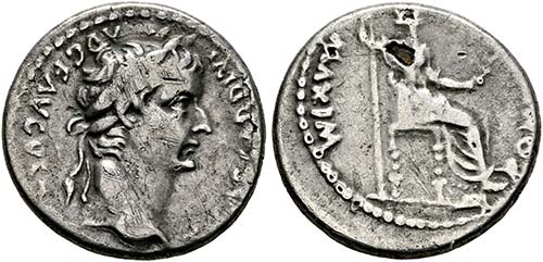 Tiberius (14-37) - Denarius ... 