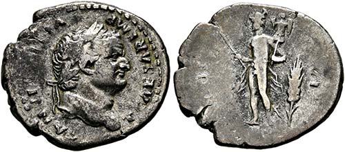 Titus (79-81) - Denarius (3,37 g), ... 