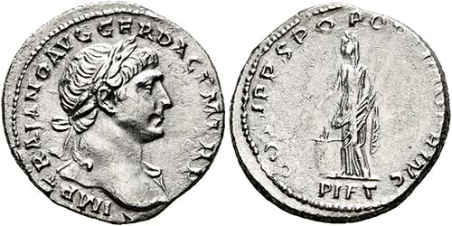 Traianus (98-117) - Denarius (3,42 ... 