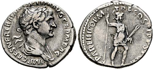 Traianus (98-117) - Denarius (3,23 ... 
