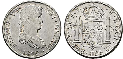 Ferdinand VII. 1808-1824 - 8 ... 