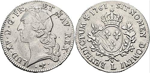 Ludwig XV. 1715-1774 - Ecu au ... 