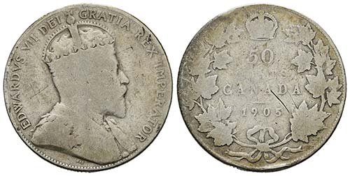 Edward VII. 1901-1910 - 50 Cents ... 