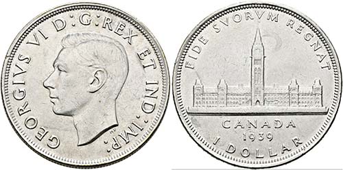 Georg VI. 1936-1952 - Dollar 1939  ... 