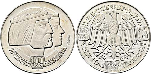 POLEN - Republik - 100 Zloty 1966 ... 