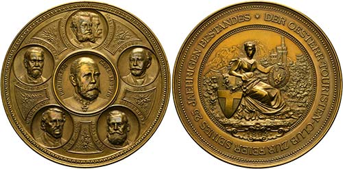 Wien - AE-Medaille (64mm) 1894 von ... 