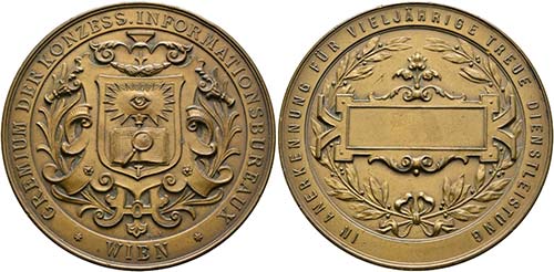 Wien - Lot 2 Stück; AE-Medaille ... 
