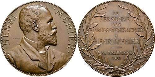 Paris - AE-Medaille (68mm) 1881 ... 