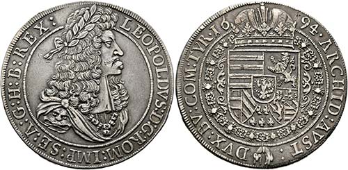 Leopold I. 1657-1705 - Taler 1694 ... 