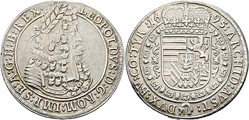 Leopold I. 1657-1705 - Taler 1695 ... 