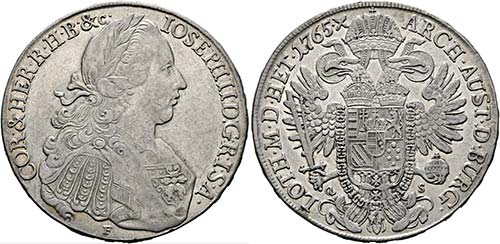 Josef II. 1765-1790 - Taler 1765 ... 