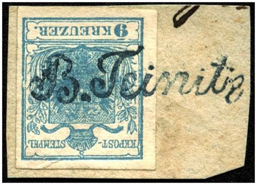 Böhmen - ∆  B. Teinitz - blauer ... 