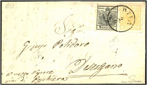 AUSGABE 1850 - ⌂,   RIVA 2/6, ... 