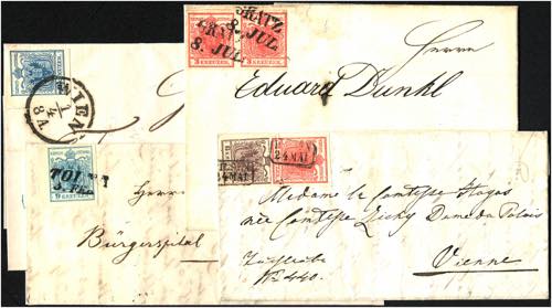 AUSGABE 1850 - ⌂,   1850/54 4 ... 
