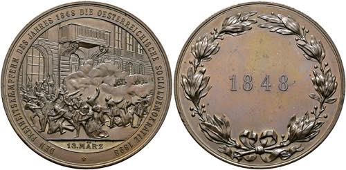 Wien - AE-Medaille (50mm) 1898 von ... 