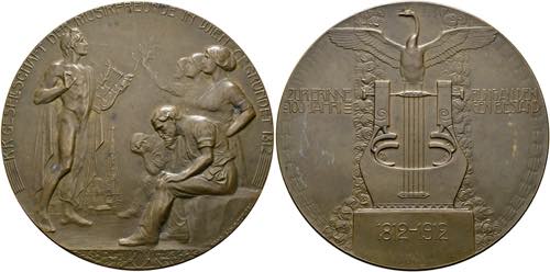 Wien - AE-Medaille (75mm) 1912 von ... 