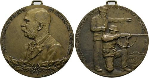 Wien - AE-Medaille (42mm) 1914 von ... 