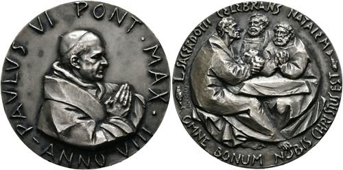 Paul VI. 1963-1978 - AR-Medaille ... 