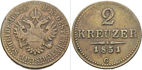 Franz Joseph 1848-1916 - 2 Kreuzer ... 
