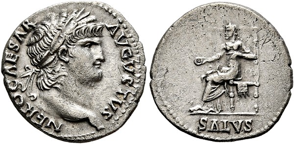 Nero (54-68) - Denarius (3,25 g), ... 