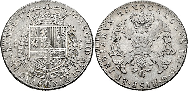 Karl III. 1703-1711 - Patagon 1710 ... 