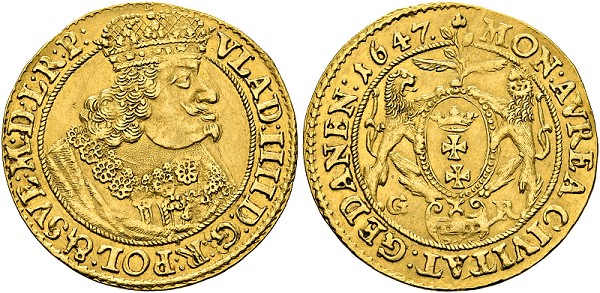 Wladislau IV. 1634-1648 - Dukat ... 
