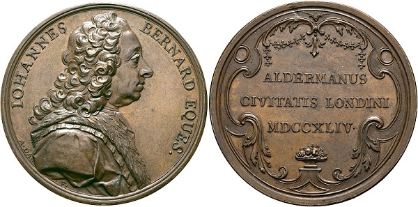 London - AE-Medaille (55mm) 1744 ... 