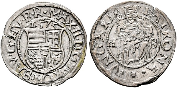 Maximilian II. 1564-1576 - Denar ... 