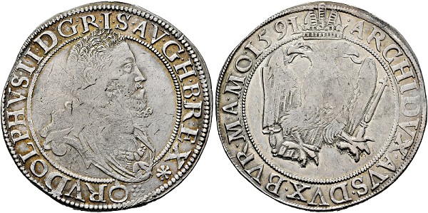 Rudolf II. 1576-1612 - Taler 1591 ... 