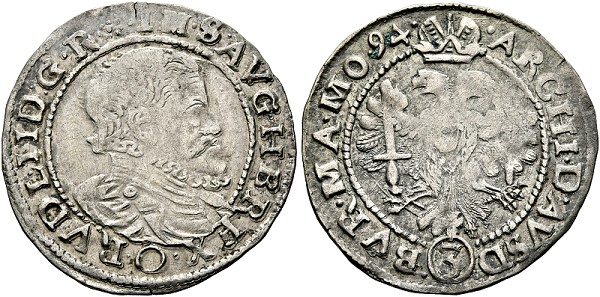 Rudolf II. 1576-1612 - 3 Kreuzer ... 