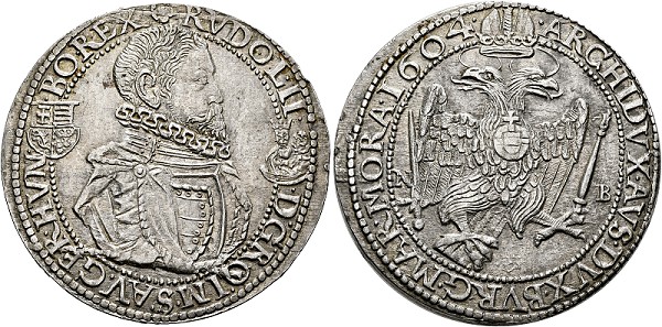 Rudolf II. 1576-1612 - Taler 1604 ... 