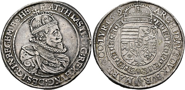 Matthias (1608)-1612-1619 - Taler ... 