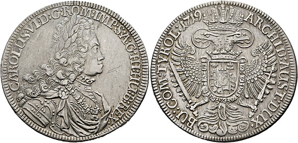 Karl VI. 1711-1740 - Taler 1719 ... 