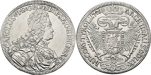 Karl VI. 1711-1740 - Taler 1721 ... 