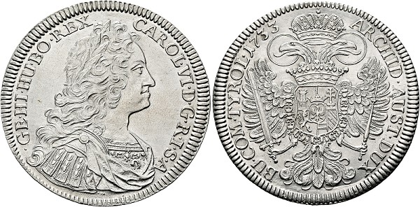 Karl VI. 1711-1740 - Taler 1733 ... 