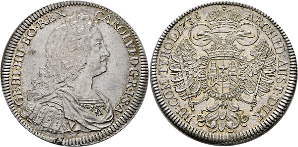 Karl VI. 1711-1740 - Taler 1736 ... 