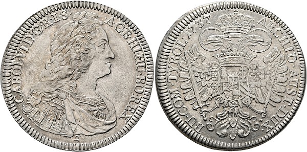 Karl VI. 1711-1740 - Taler 1737 ... 