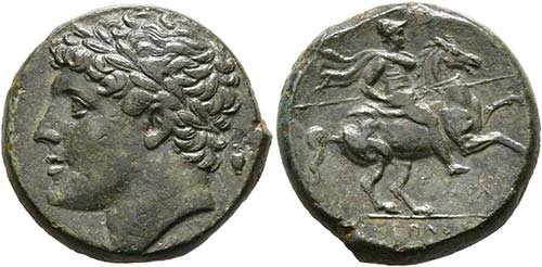 Hieron II. (275/270-215) - Bronze ... 