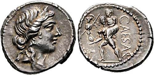 C. Iulius Caesar - Denarius (3,72 ... 