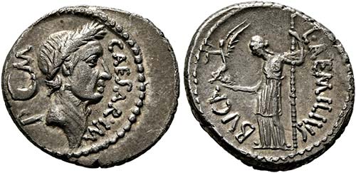 C. Iulius Caesar - Denarius (3,42 ... 